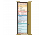 WhiteCoat Clipboard® Trifold - Tactical Brown Medical Edition